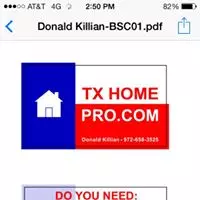 Donald Killian (Tx Home Pro) facebook profile