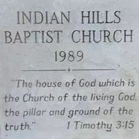 Bro Don Tinsley (Indian Hills Baptist Church) facebook profile